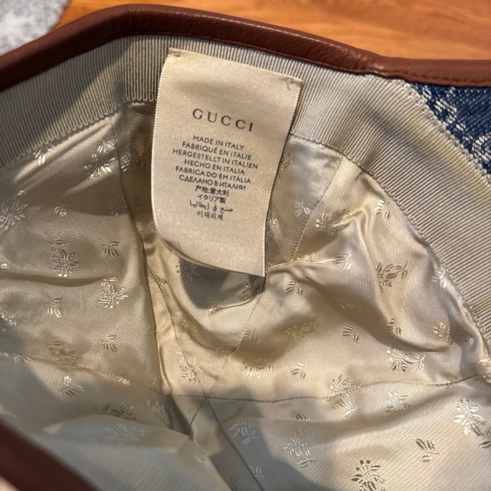 gucci denim baseball hat - Picture 5 of 9